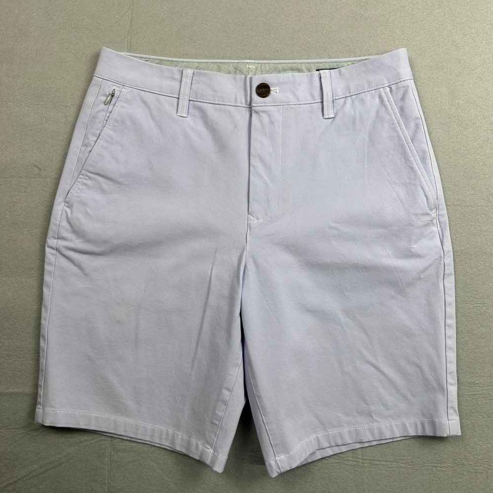 Bonobos Mens Chino Shorts Size 31 Lavender Purple Standard 9" Stretch Cotton